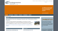 Desktop Screenshot of ceciliengymnasium.de